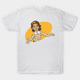 La Familia Rocha: Maria Guadalupe oval T-Shirt